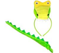 W WIDMANN MILANO Moda para fiestas - Conjunto de disfraz de animal, diadema, orejas y cola, Carnaval, fiesta temática