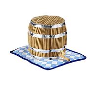 Widmann 0064D - Sombrero barril de cerveza, fiesta de la cerveza, Baviera, sombrero, tocado, accesorio, carnaval, fiesta temática