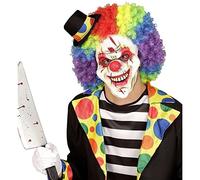 W WIDMANN MILANO Party Fashion - 00833 - Máscara de payaso asesino, horror, Halloween, carnaval, fiesta temática