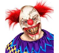 WIDMANN "KILLER CLOWN HALF FACE MASK WITH HAIR" -