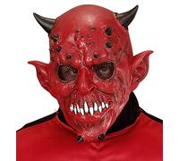 W WIDMANN MILANO Party Fashion 00842 - Máscara de diablo, demonio, Halloween, carnaval, fiesta temática