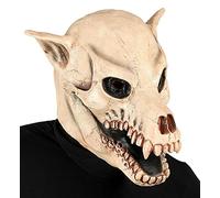 W WIDMANN MILANO Party Fashion - 00977 - Máscara de calavera de perro, Halloween, carnaval, fiesta temática