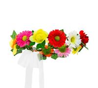 W WIDMANN MILANO Party Fashion - 01117 - Diadema con flores y cintas, diadema, pañuelo, cinta para el pelo, fiesta de la cerveza, fiesta popular, carnaval