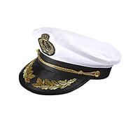 W WIDMANN MILANO Party Fashion 0186S - Capitán de sombrero de lujo, capitán de gorra, marinero, mottoparty, carnaval