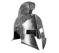 W WIDMANN MILANO Party Fashion 02418 - Casco espartano, plateado, soldado, armadura, tocado, accesorio, fiesta temática, carnaval