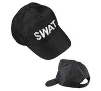 WIDMANN Gorra para adultos SWAT 03607, ajustable, negra , color/modelo surtido