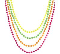 WIDMANN 05843 ? Perlas Cadena, Juego de 4, One Size, neonfarbe , color/modelo surtido