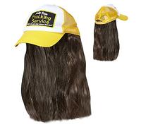 W WIDMANN MILANO Party Fashion - 05934 - Gorra de camionero con pelo, ajustable, gorra, sombrero, tocado, accesorio, lema fiesta, carnaval