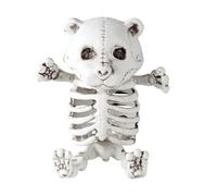 W WIDMANN Milano Party Fashion Oso de Peluche Widmann 10993, 15 cm, decoración, Esqueleto, Terror, Halloween, Fiesta temática, Multicolor, Talla única