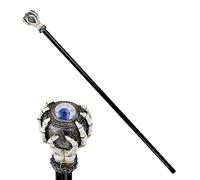 W WIDMANN MILANO Party Fashion 16788 - Bastón esqueleto con ojo móvil, 110 cm, Parca, vampiro, bastón, accesorio, Halloween