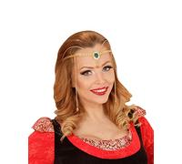 Widmann Tiara de hadas fantástica, joyería de moda, dorada, carnaval, fiesta temática, 24375