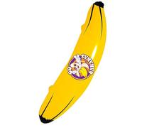 Widmann Inflable Plátano Party Fashion 2461B – 100 cm, decoración para carnaval y fiestas temáticas