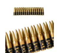 WIDMANN Milano Party Fashion- Cinturón Balas realísticas para la Vida 60 Bolas Disfraz Armas 875, Multicolor, One Size (Widmann S.r.l. SA-2724S)