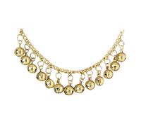 W WIDMANN MILANO Party Fashion 2926G - Tobillera con campanilla, joya, esclava, dama del harén, gitana, carnaval, fiesta temática