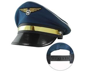 W WIDMANN MILANO Party Fashion - 3326P - Gorra de piloto, circunferencia ajustable, accesorio de disfraz, carnaval, fiesta temática (Paquete de 2)