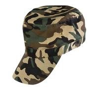 W WIDMANN MILANO Party Fashion 3371A - Gorra militar, estampado de camuflaje, soldado, sombrero, tocado, accesorio, fiesta temática, carnaval