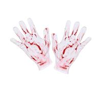 W WIDMANN MILANO Party Fashion 34274 - Guantes sangrientos para adultos, payaso de terror, asesino, psicópata, carnaval, fiesta temática, Halloween