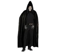 W WIDMANN MILANO Party Fashion - 3585C - Capa con capucha, negra, aprox. 142 cm