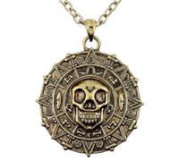WIDMANN MILANO PARTY FASHION 46747 - Collar con brújula calavera, bisutería, collar, pirata, carnaval, fiesta temática