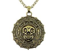WIDMANN MILANO PARTY FASHION 46747 - Collar con brújula calavera, bisutería, collar, pirata, carnaval, fiesta temática