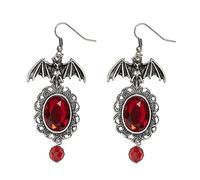 WIDMANN Par de pendientes murciélago/Gemme, rojo Womens, talla única, vd-wdm46754