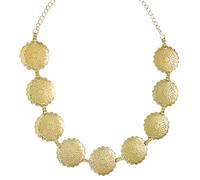 W WIDMANN MILANO Party Fashion 4996M - Collar medallón, oro, joyas, collar, Roma antigua, fiesta temática, carnaval