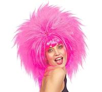 W WIDMANN MILANO Party Fashion 6158B - Peluca Pretty Woman, rosa, años 80, pelo sintético