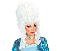 WIDMANN wid6249r ? Peluca Marie Antoinette, Blanco, Talla única