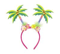 W WIDMANN MILANO Party Fashion 68591 Diadema con palmeras para adultos, playa, playa, hawaiana, tropical, fiesta temática, carnaval
