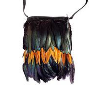 W WIDMANN MILANO Party Fashion 6998B - Bolso bandolera india, cuervo, accesorio para carnaval
