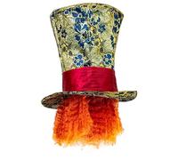 WIDMANN MILANO PARTY FASHION-WIDMANN Cilindro Sombrerero Loco con Cabello Sombrero Varios Party 594, multicolor, Taglia unica S.r.l. WDM74990