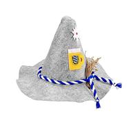 W WIDMANN MILANO Party Fashion - 75715 - Sombrero fiesta de la cerveza, con edelweiss y jarra de cerveza, de fieltro, fiesta de la cerveza, fiesta popular, carnaval, fiesta temática