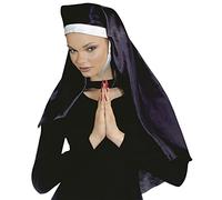 W WIDMANN MILANO Party Fashion - 8428S - Capucha de monja, monja de convento, tocado de monja, hermana religiosa