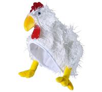 WIDMANN gorra Pollo gallina Adulto Unisex, Color blanco, One Size, 8537 K
