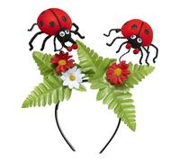 W WIDMANN MILANO Party Fashion Diadema de mariquita con flores, multicolor, Taglia unica (Widmann S.r.l. WDM9413L)