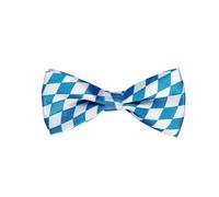 W WIDMANN MILANO Party Fashion - 95692 - Pajarita Baviera, accesorio, motivo de rombos, carnaval, lema fiesta