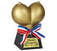 W WIDMANN MILANO Party Fashion - 9586T - Trofeo Busto, artículo de broma para ceremonias de entrega de premios y concursos