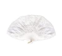 W WIDMANN MILANO Party Fashion - Abanico con plumas, disfraz, accesorio, años 20, carnaval, fiesta temática