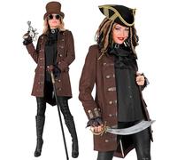 W WIDMANN MILANO Party Fashion - Abrigo histórico para varios personajes, pirata, steampunk, disfraces de carnaval