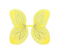 W WIDMANN MILANO Party Fashion, Alas amarillas con purpurina, diseño deslumbrante, comodidad óptima, facilidad de uso, versatilidad para toda ocasión, accesorios complementarios disponibles