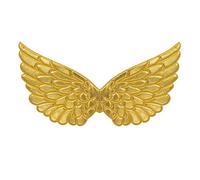 W WIDMANN MILANO Party Fashion - Alas de tela, 57 x 26 cm, para disfraces de ángel, carnaval, Navidad