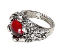WIDMANN ? Anillo Calaveras con Gemma Womens, rojo, talla única, vd-wdm46753