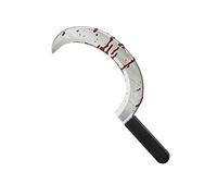 W WIDMANN MILANO Party Fashion - Arma sangrienta, aprox. 44 cm, accesorio, terror, Halloween, fiesta temática, accesorio de disfraz