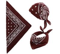 W WIDMANN MILANO Party Fashion - Bandana, 55 x 55 cm, pañuelo, pañuelo para la cabeza, fiesta temática, carnaval, accesorios de disfraces, accesorios