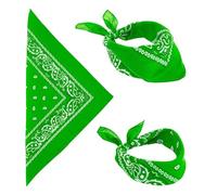 W WIDMANN MILANO Party Fashion - Bandana, 55 x 55 cm, pañuelo, pañuelo para la cabeza, fiesta temática, carnaval, accesorios de disfraces, accesorios
