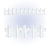 W WIDMANN MILANO Party Fashion, Banner fantasma, 3 metros, retardante de llama, fácil de instalar, ideal para Halloween, carnaval, fiestas temáticas, crea un ambiente gótico y espeluznante