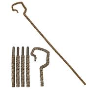 W WIDMANN MILANO Party Fashion - Bastón de pastor, 146 cm, plegable, bastón, pastor, accesorio para disfraz de carnaval