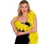 W WIDMANN MILANO Party Fashion - Boa de plumas, longitud aprox. 180 cm, pañuelo de plumas, accesorio, fiesta temátic