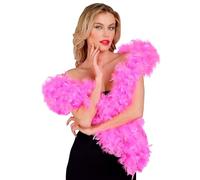 W WIDMANN MILANO Party Fashion - Boa de plumas, longitud aprox. 180 cm, pañuelo de plumas, accesorio, fiesta temátic