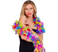WIDMANN MILANO PARTY FASHION - Boa de plumas, longitud aprox. 180 cm, pañuelo de plumas, accesorio, lema fiesta